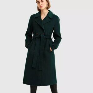 NWOT Belle & Bloom Women's Front Runner Belted Coat size S